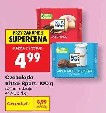 CZEKOLADA RITTER SPORT 100 G
