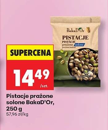 Pistacje prażone solone BakaD’Or, 250 g