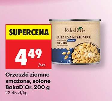 Orzeszki ziemne smażone, solone BakaD'Or, 200 g