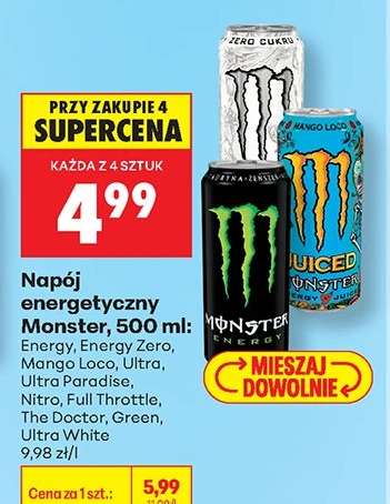 Napój energetyczny Monster 500 ml