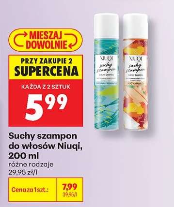 Suchy szampon do włosów Niuqi 200 ml