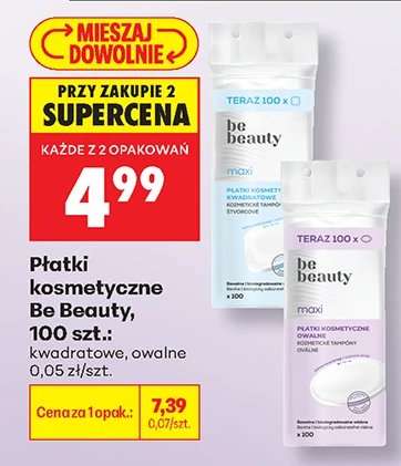 Płatki kosmetyczne Be Beauty, 100 szt.