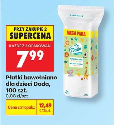 Płatki bawełniane dla dzieci Dada, 100 szt.