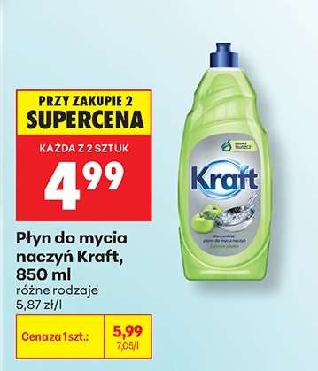 Płyn do mycia naczyń Kraft, 850 ml