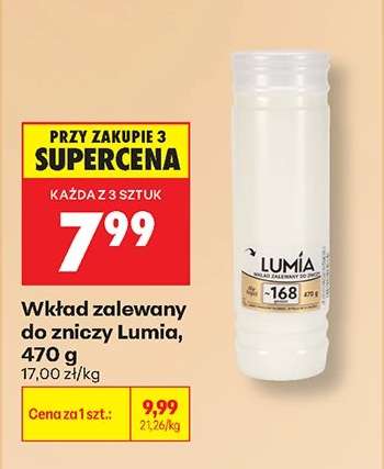 Wkład zalewany do zniczy Lumia, 470 g