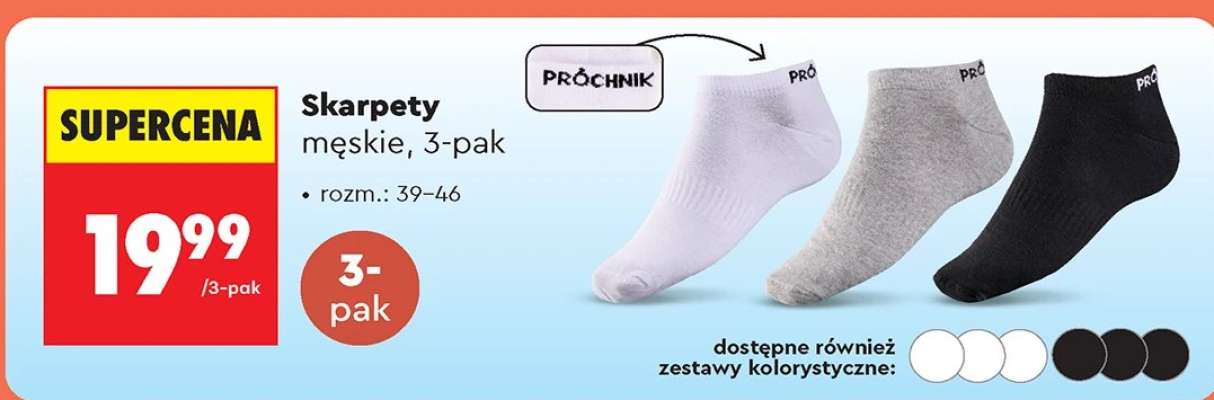 Skarpety męskie, 3-pak