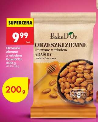 Orzeszki ziemne z miodem BakaD'Or, 200 g