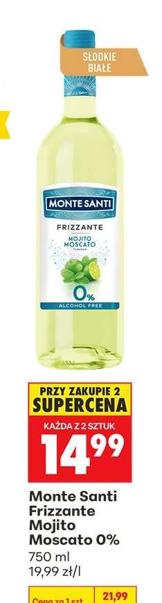 Monte Santi Frizzante Mojito Moscato 0%
