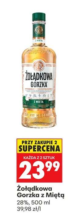 ŻOŁĄDKOWA GORZKA Z MIĘTĄ