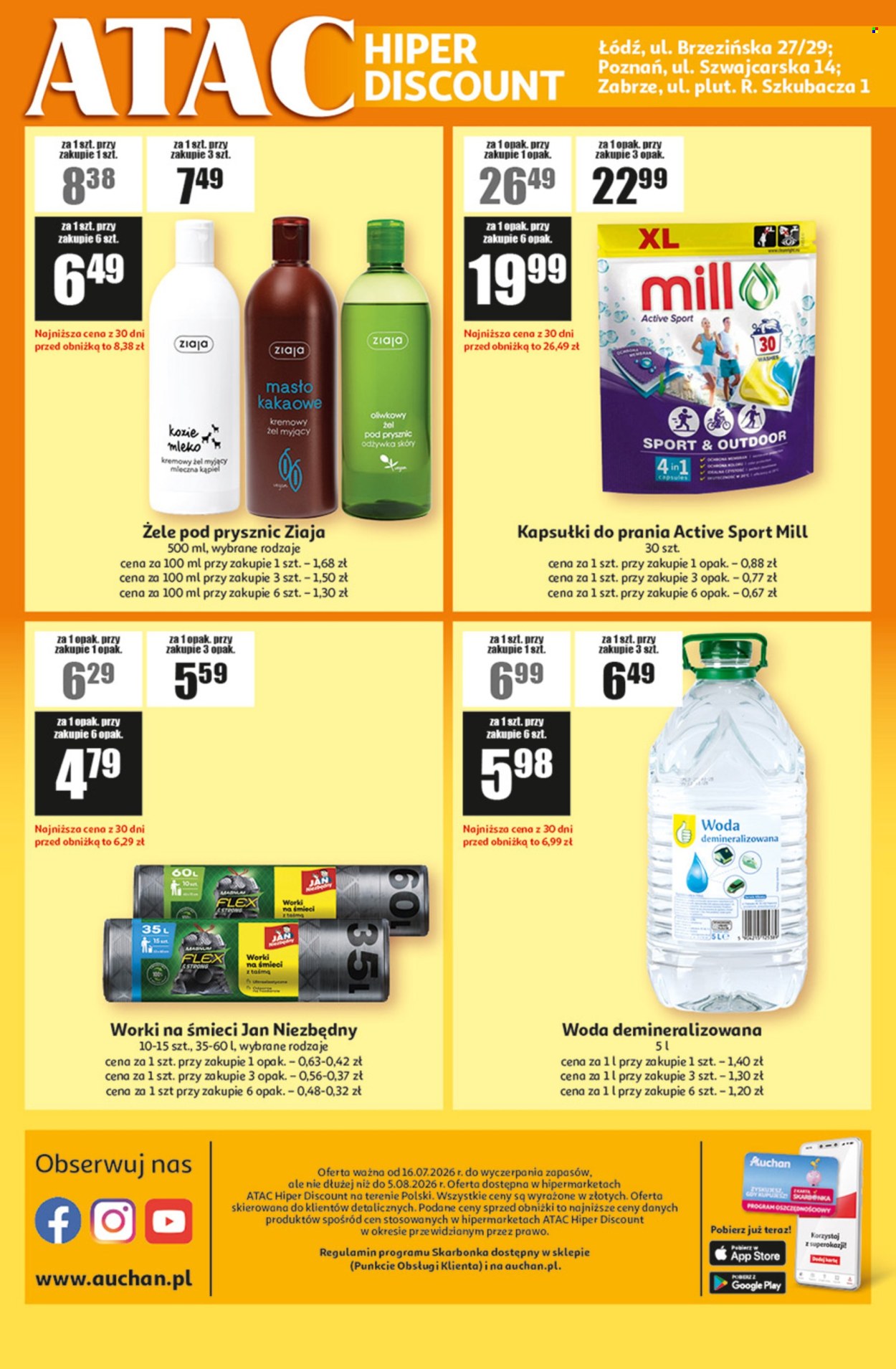 Leták Auchan - 16.7.2026 - 5.8.2026. Strana 4