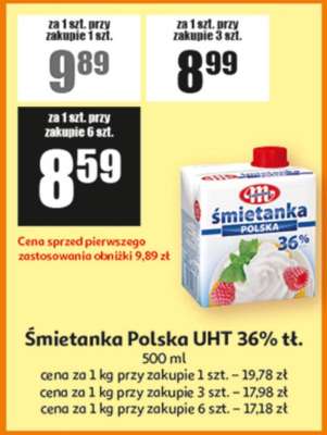 Śmietanka Polska UHT 36% t.t.
