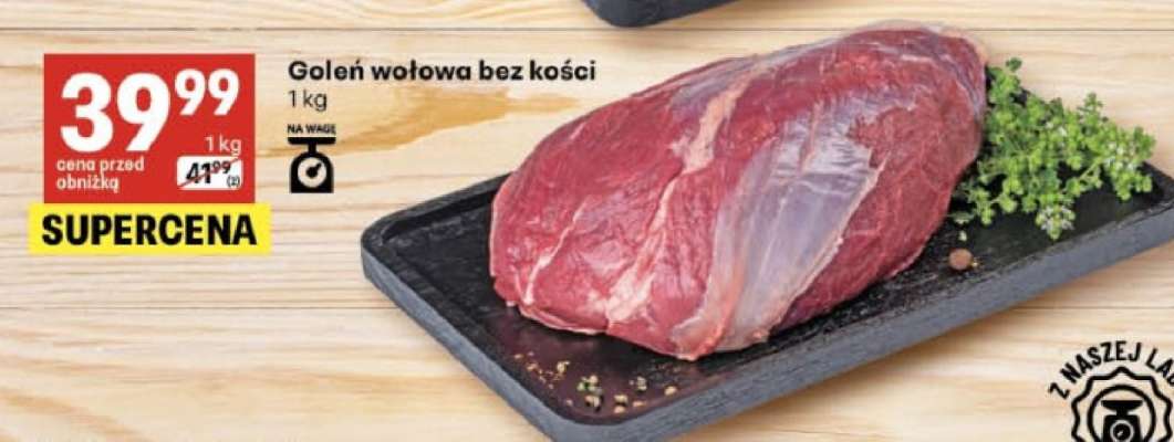 Goleń wołowa bez kości