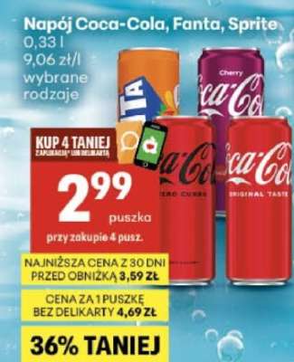 Napój Coca-Cola, Fanta, Sprite