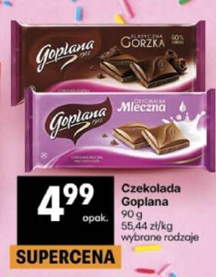 Czekolada Goplana