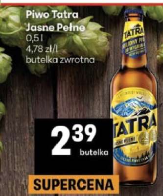 Piwo Tatra Jasne Pełne