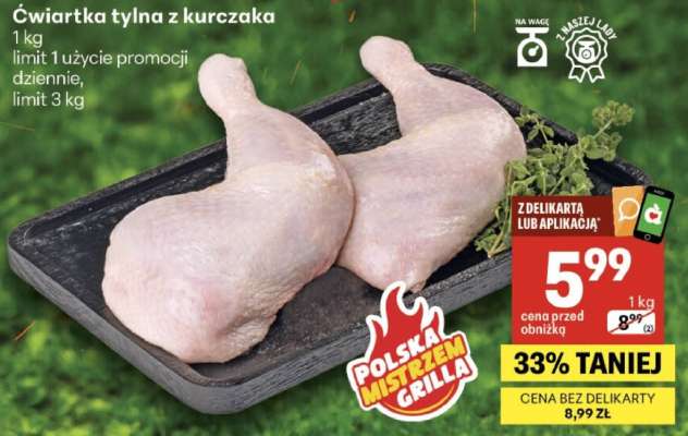 Ćwiartka tylna z kurczaka
