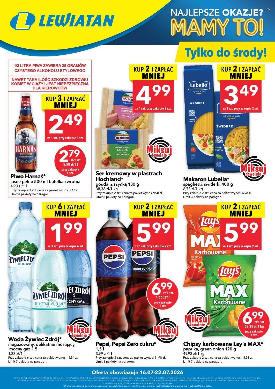 Gazetka Lewiatan - 16.07.2026 - 22.07.2026. Strona 1