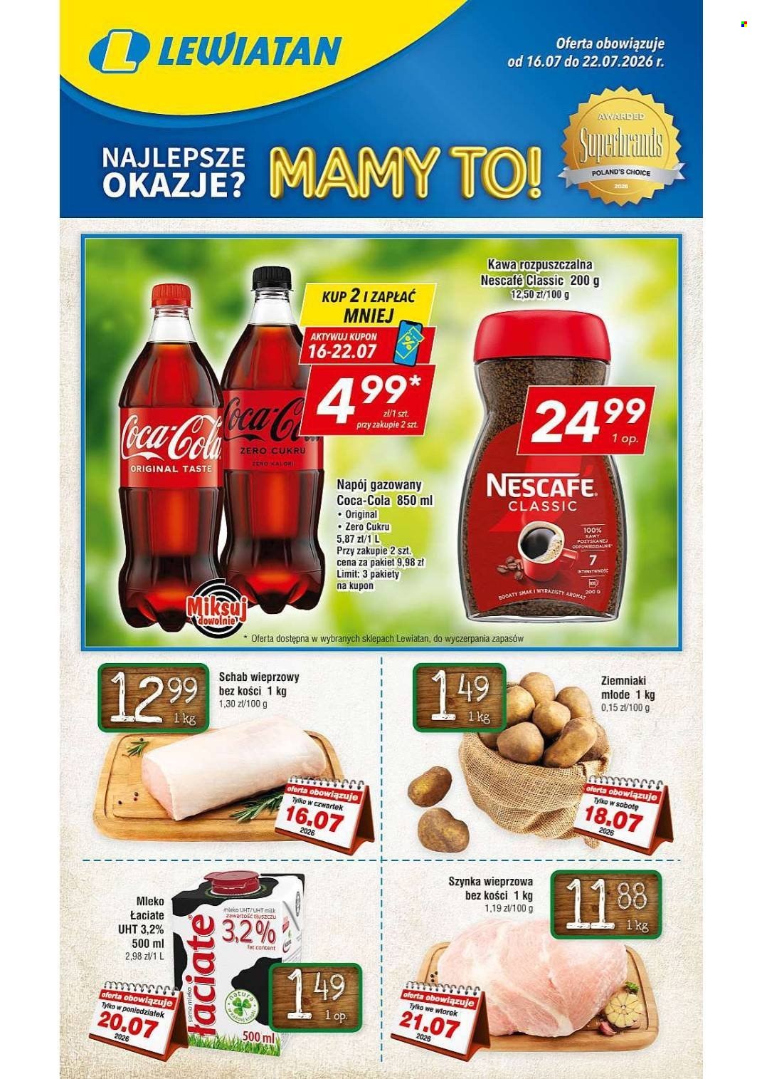 Gazetka Lewiatan - 16.07.2026 - 22.07.2026. Strona 1