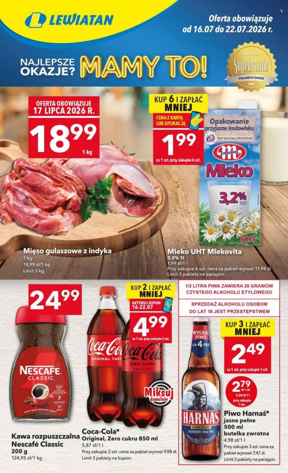 Gazetka Lewiatan - 16.07.2026 - 22.07.2026. Strona 1