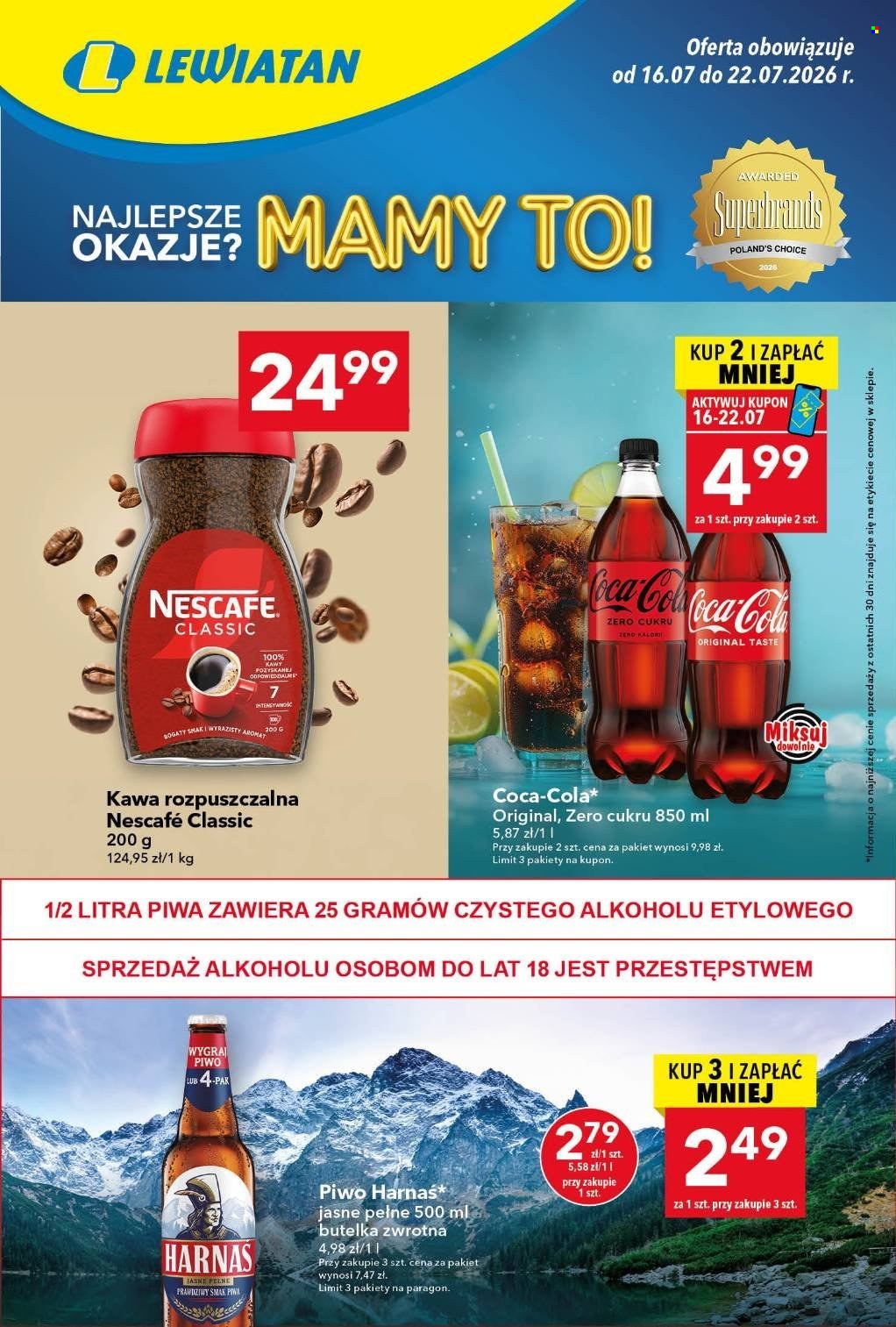 Gazetka Lewiatan - 16.07.2026 - 22.07.2026. Strona 1