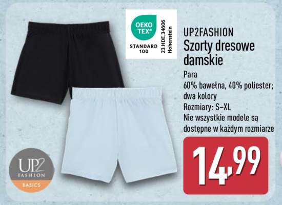 UP2FASHION Szorty dresowe damskie