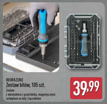 WORKZONE Zestaw bitów, 105 szt.