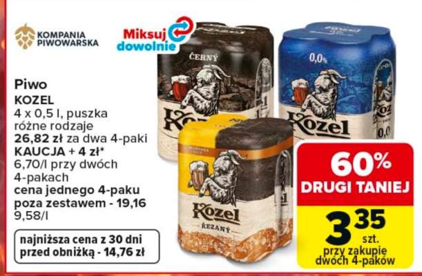 Piwo** KOZEL
