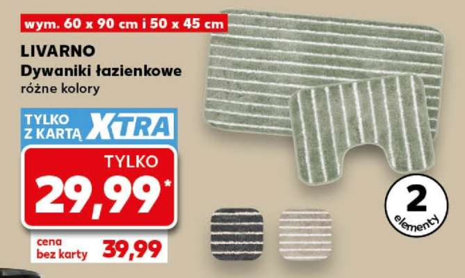 LIVARNO Dywaniki łazienkowe