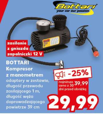 BOTTARI Kompresor z manometrem