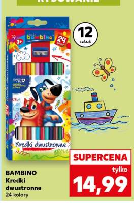 BAMBINO Kredki dwustronne
