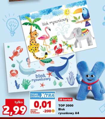 TOP 2000 Blok rysunkowy A4