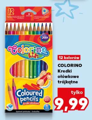 COLORINO Kredki ołówkowe trójkątne