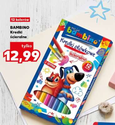 BAMBINO Kredki ścieralne