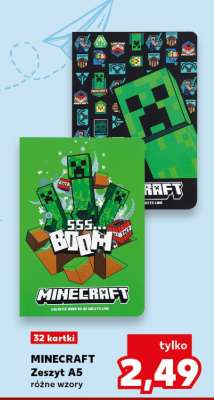 MINECRAFT Zeszyt A5