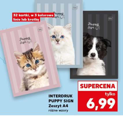 INTERDRUK PUPPY SIGN Zeszyt A4