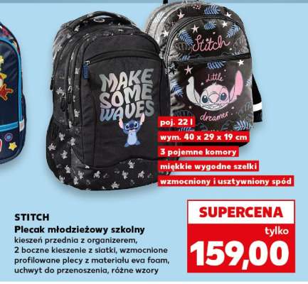 STITCH Plecak młodzieżowy szkolny