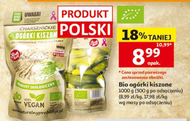 Bio ogórki kiszone