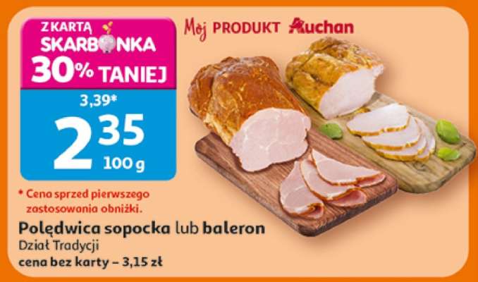 Polędwica sopocka lub baleron