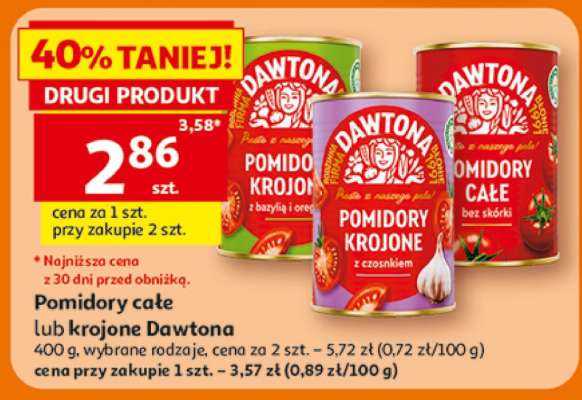 Pomiodory całe lub krojone Dawtona