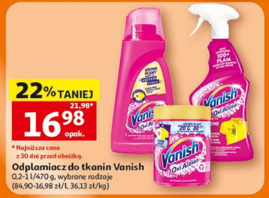 Odplamiacz do tkanin Vanish