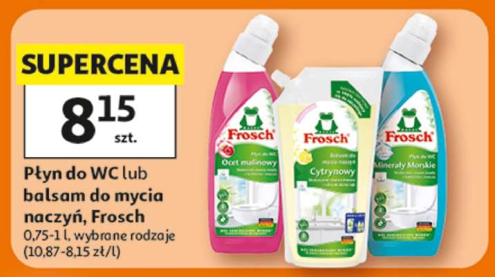 Płyn do WC lub balsam do mycia naczyń, Frosch