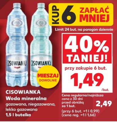 CISOWIANKA Woda mineralna