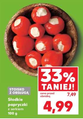 Słodkie papryczki z serkiem 100 g