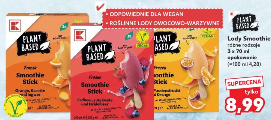 Lody Smoothie różne rodzaje