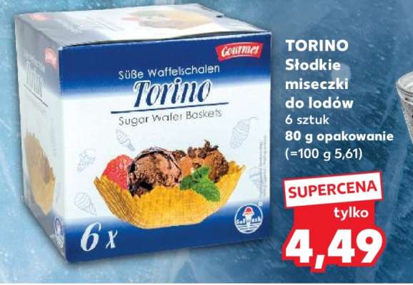 TORINO Słodkie miseczki do lodów
