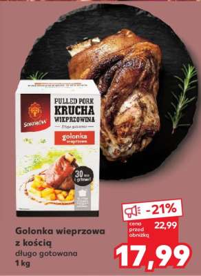 Golonka wieprzowa z kością długo gotowana 1 kg