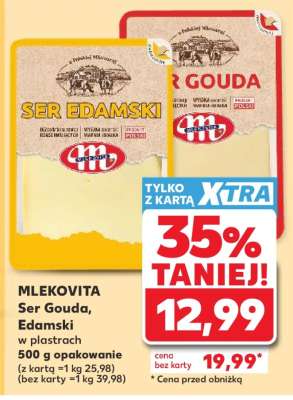 MLEKOVITA Ser Gouda, Edamski