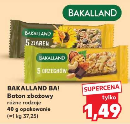 BAKALLAND BA! Baton zbożowy
