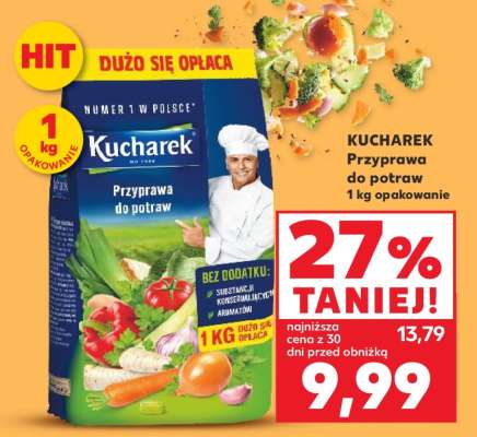 KUCHAREK Przyprawa do potraw 1 kg opakowanie