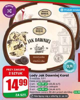 Lody JAK DAWNIEJ KORAL